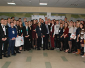 Церемония вступления в ряды РОО «Белой Руси» на межвузовском молодежном форуме «Студенческая смена»